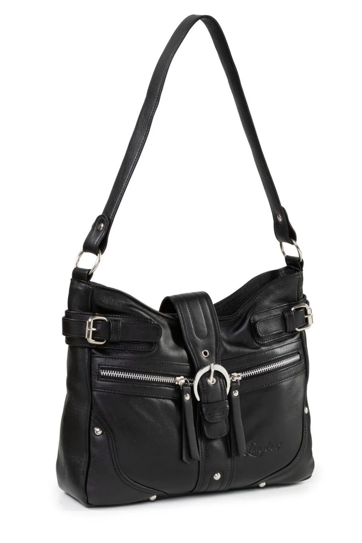 Online BADER Laurina, Tasche, Damen, aus Leder SCHWARZ