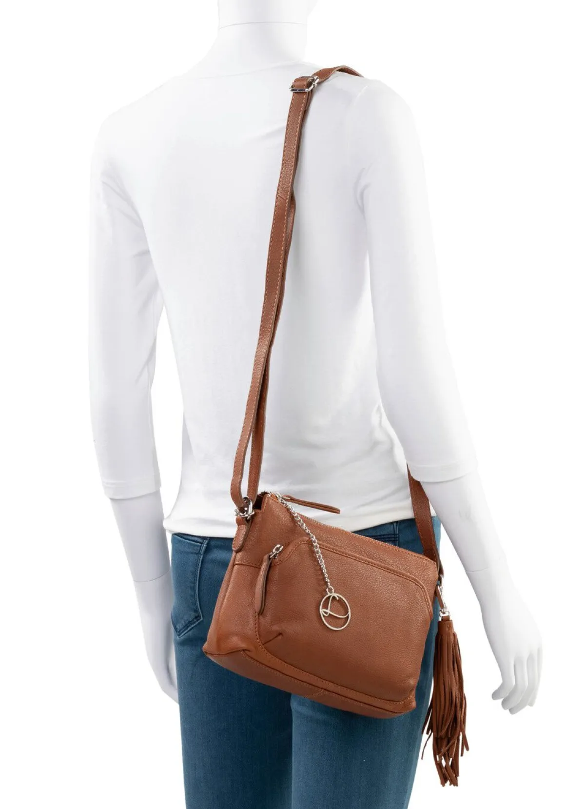 Sale LAURINA , Tasche, Damen, mit verstellbarem Umhängeriemen BRAUN