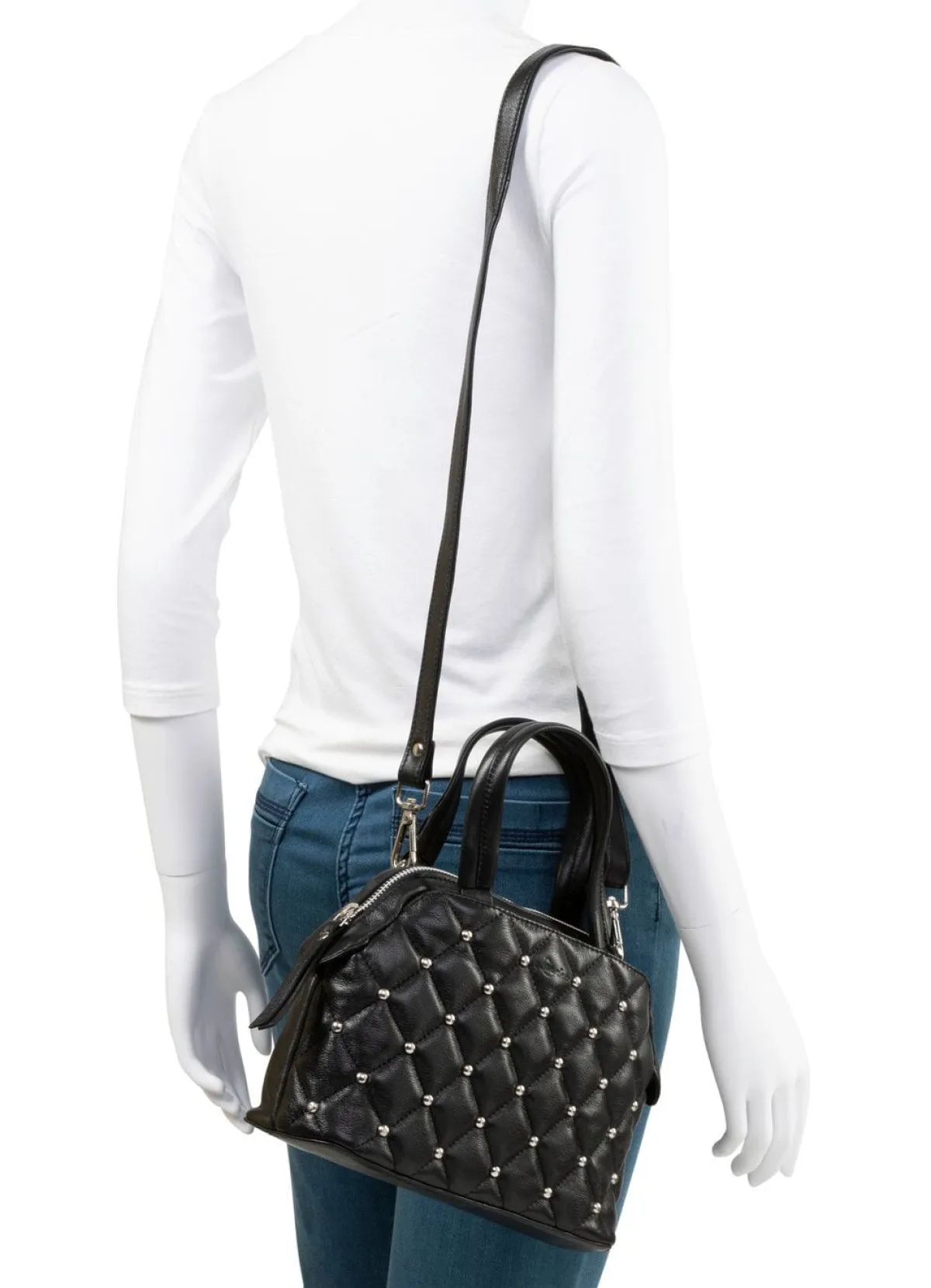 Best LAURINA , Tasche, Damen, mit abnehmbarem, verstellbarem Umhängeriemen SCHWARZ