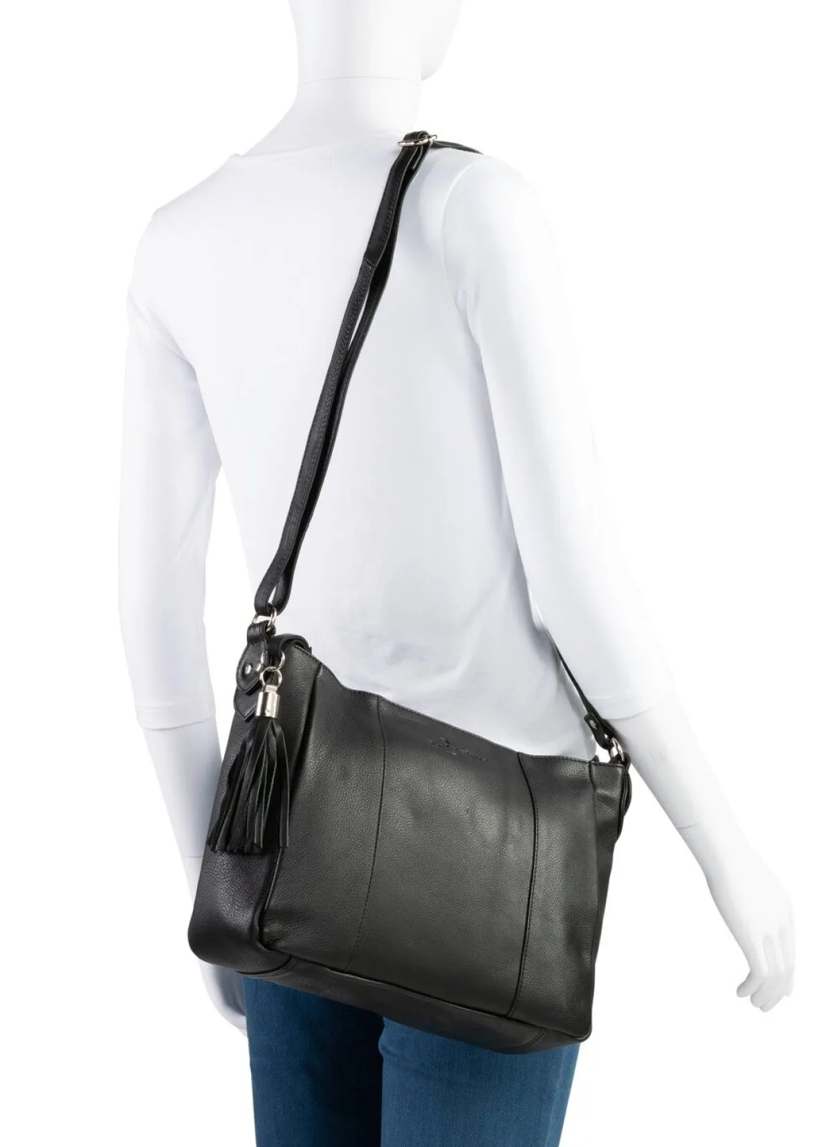 Best LAURINA , Tasche, Damen, mit verstellbarem Umhängeriemen SCHWARZ