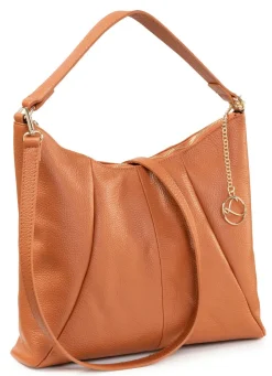 Outlet LAURINA , Tasche, Damen, mit abnehmbarem Umhängeriemen COGNAC
