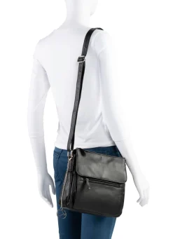 New BADER Laurina, Tasche, Damen, mit verstellbarem Umhängeriemen SCHWARZ