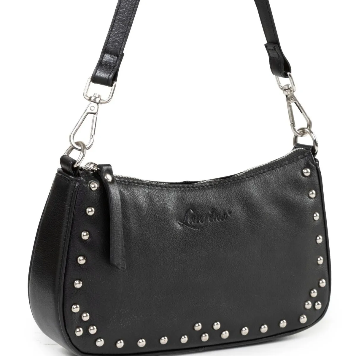 Clearance LAURINA , Tasche, Damen, mit abnehmbarem, verstellbarem Riemen SCHWARZ