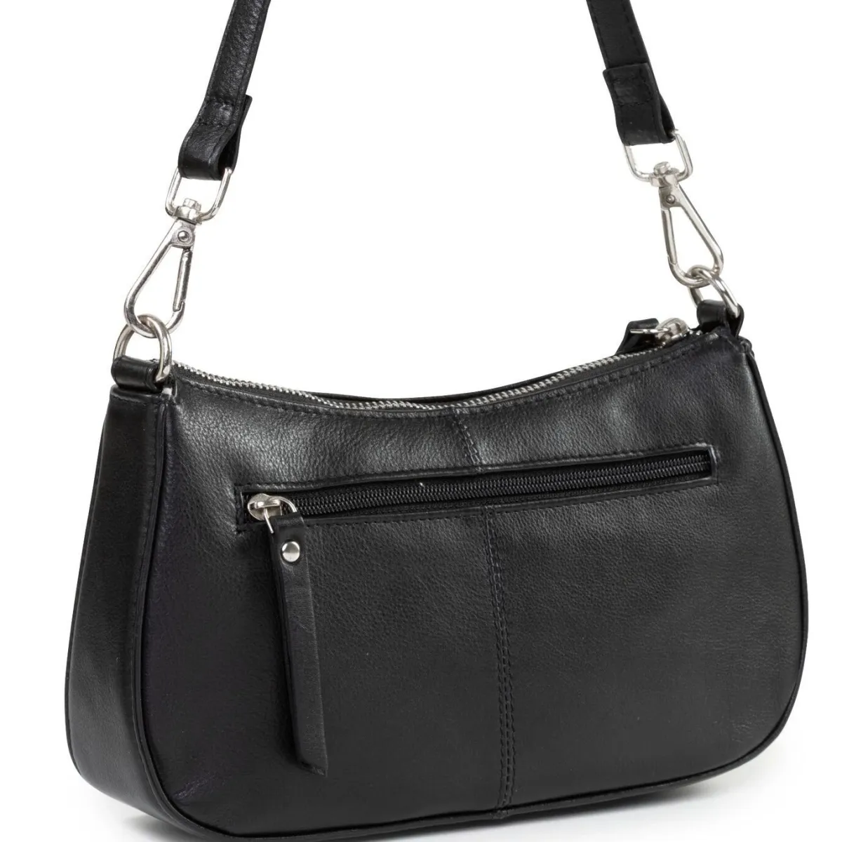 Clearance LAURINA , Tasche, Damen, mit abnehmbarem, verstellbarem Riemen SCHWARZ