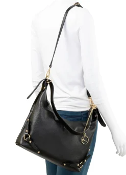 Outlet LAURINA , Tasche, Damen, mit abnehmbarem, verstellbarem Umhängeriemen SCHWARZ