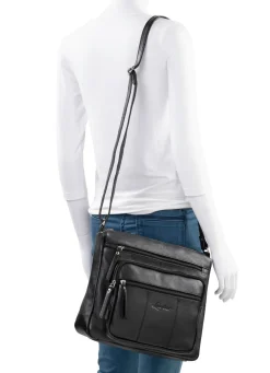 Online LAURINA , Tasche, Damen, mit verstellbarem Umhängeriemen SCHWARZ
