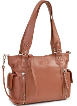 Sale LAURINA , Tasche, Damen, mit abnehmbarem, verstellbarem Umhängeriemen COGNAC
