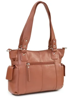 Sale LAURINA , Tasche, Damen, mit abnehmbarem, verstellbarem Umhängeriemen COGNAC