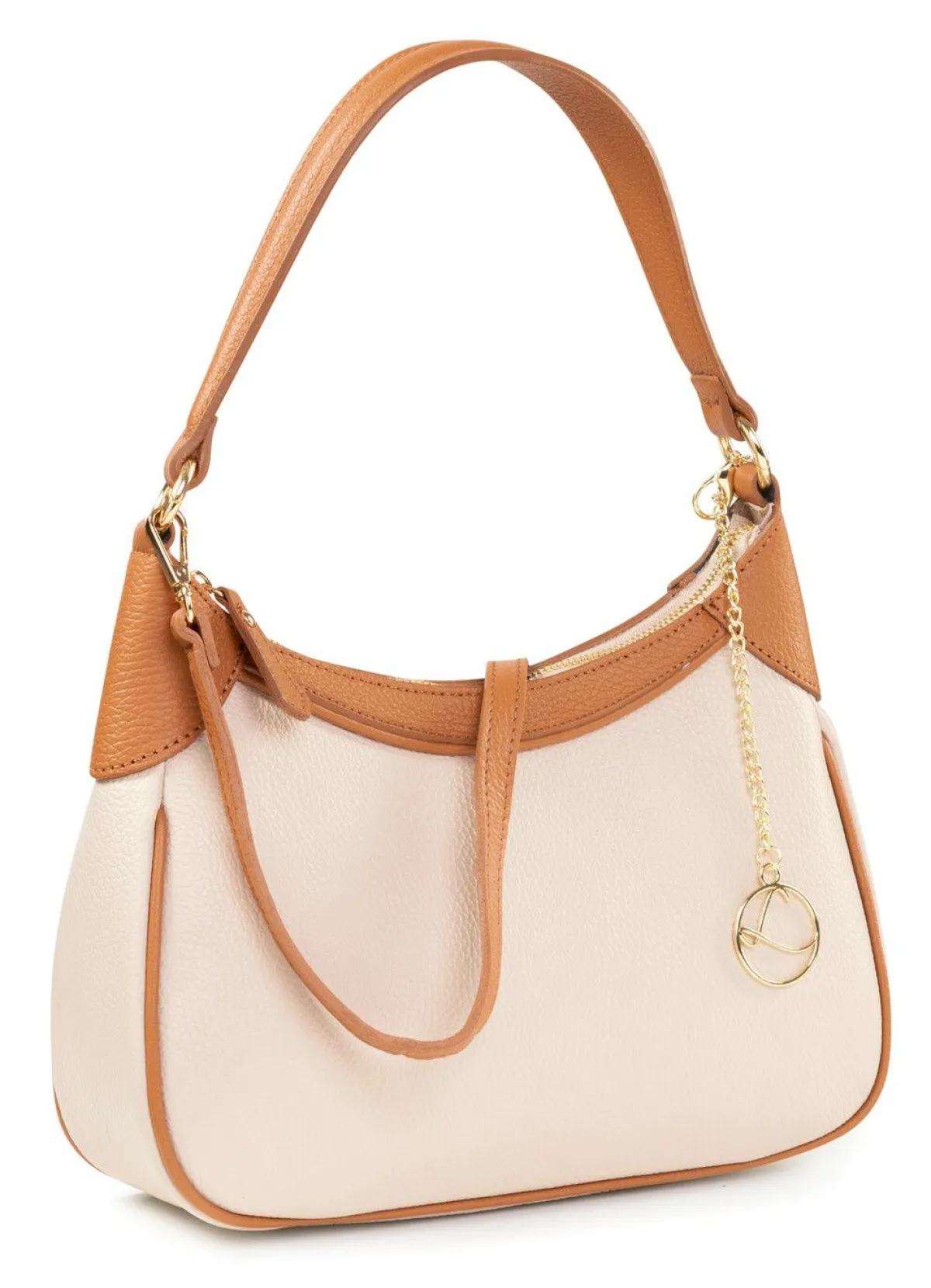 New LAURINA , Tasche, Damen, mit abnehmbarem, verstellbarem Umhängeriemen BEIGE-BRAUN