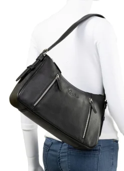 New LAURINA , Tasche, Damen, mit verstellbarem Riemen SCHWARZ