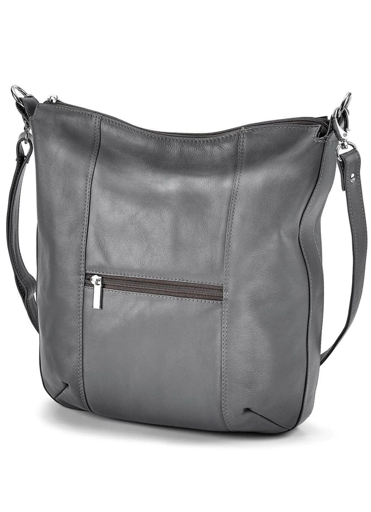 Outlet LAURINA , Tasche, Damen, mit verstellbarem Umhängeriemen GRAU