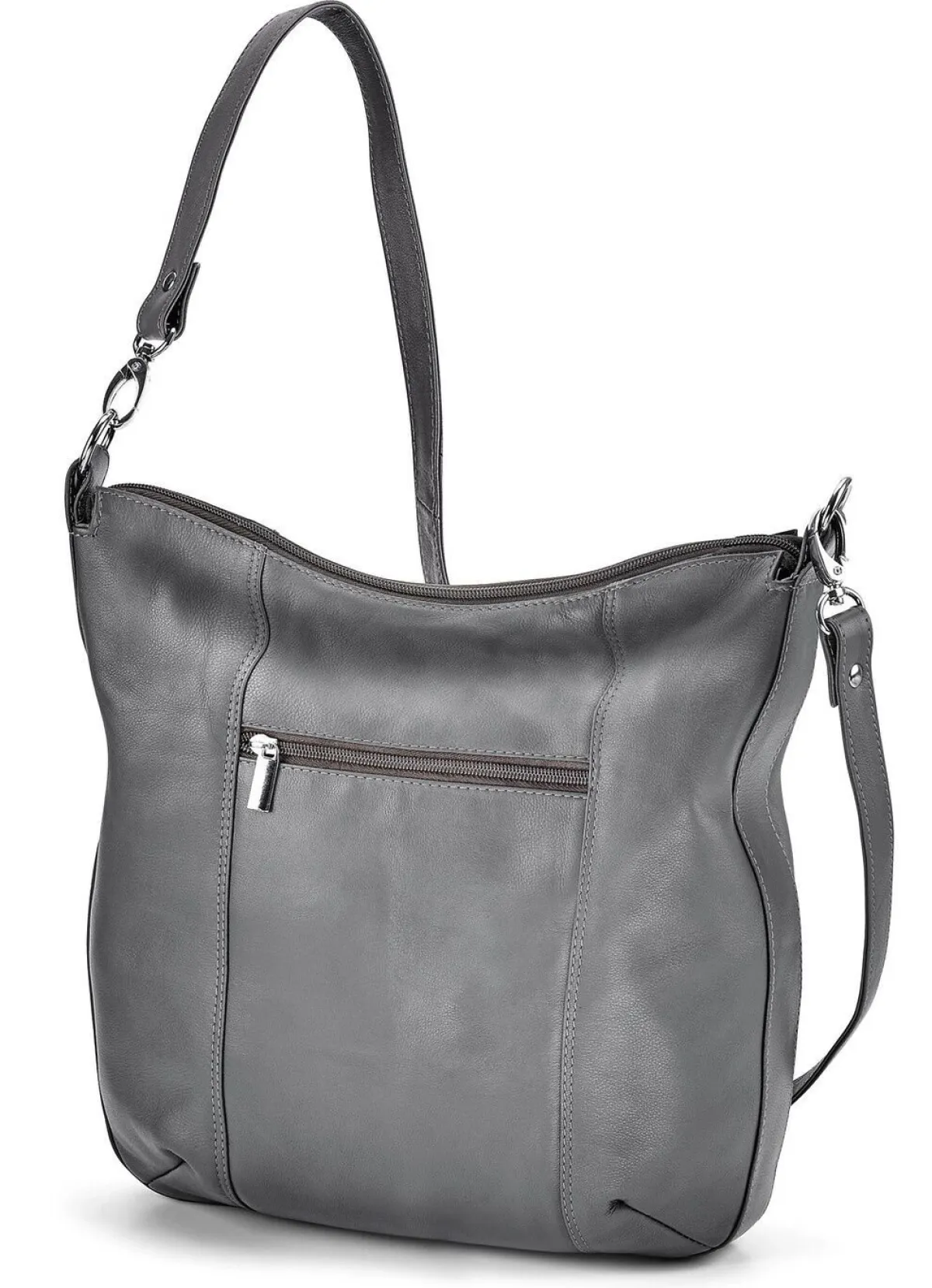 Outlet LAURINA , Tasche, Damen, mit verstellbarem Umhängeriemen GRAU