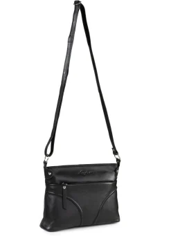 Hot LAURINA , Tasche, Damen, mit verstellbarem Umhängeriemen SCHWARZ