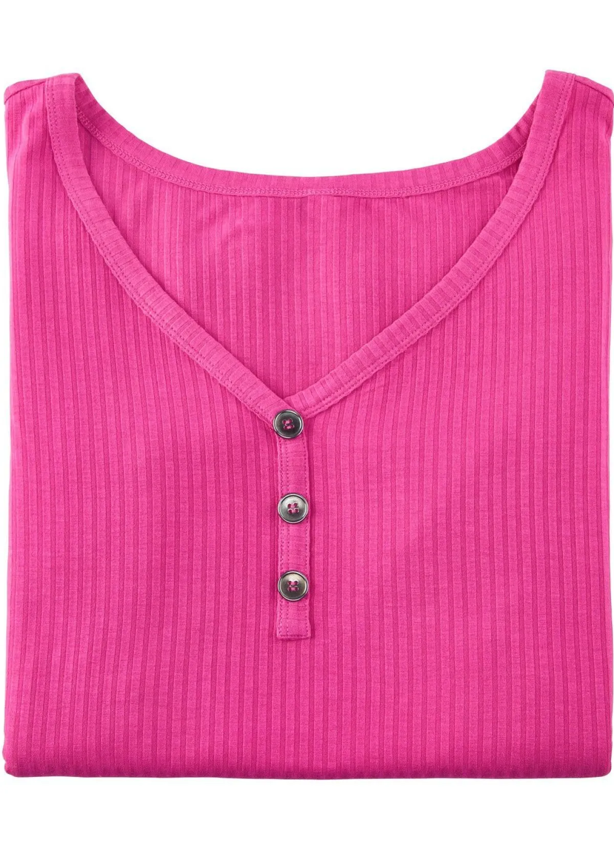 Discount BADER Laurina Trägershirt mit Zierknopfleiste PINK