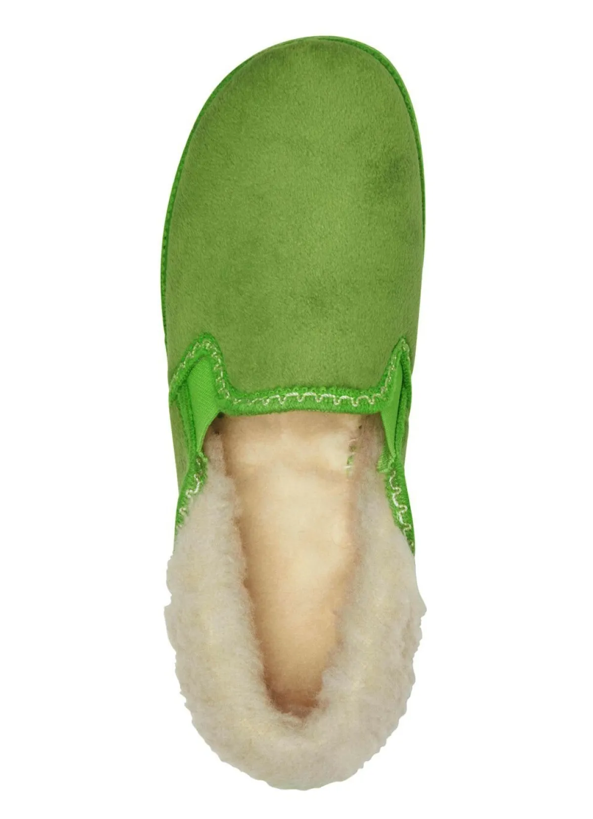 Best LAURINA , warme Damen-Hausschuhe, mit Gummizug GRÜN