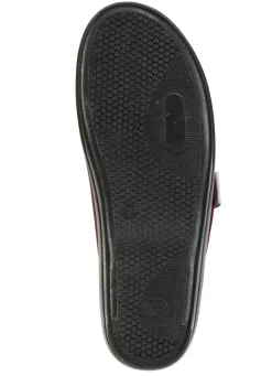 Discount BADER Laurina, Zweierpack, klassische Damen-Hausschuhe, Weite G, aus Mesh-Material 1X BORDEAUX, 1X SCHWARZ