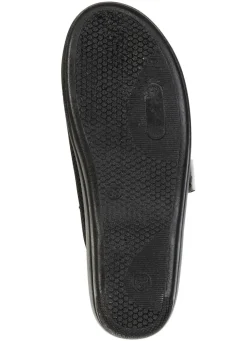 Discount BADER Laurina, Zweierpack, klassische Damen-Hausschuhe, Weite G, aus Mesh-Material 1X BORDEAUX, 1X SCHWARZ