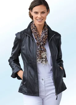 Sale CABRINI Lederkurzjacke von „“ SCHWARZ