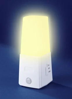 Best WENKO LED-Nachtlicht mit Bewegungssensor, 2er-Set WEISS