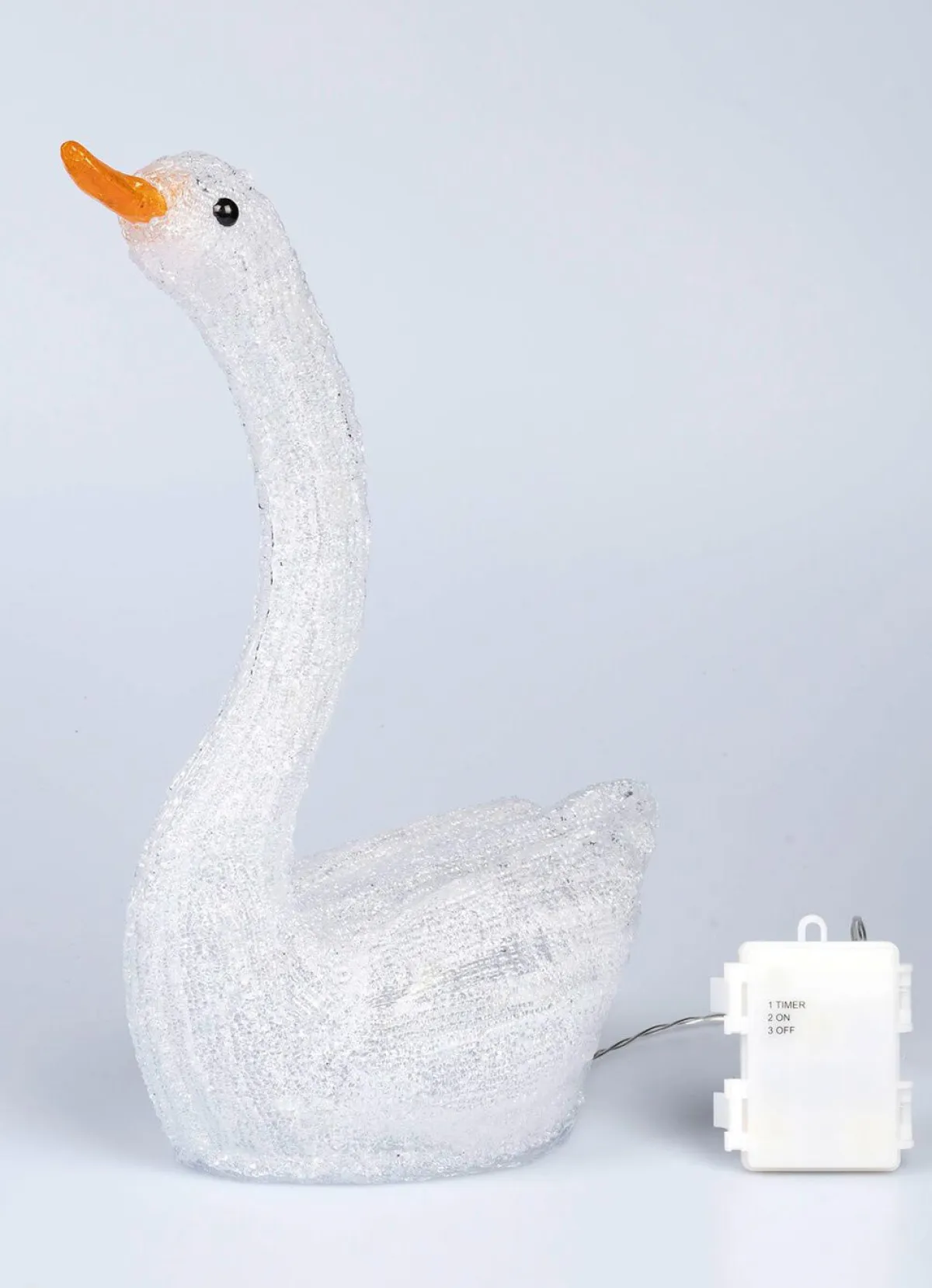 Outlet BADER LED-Schwan in 3 Ausführungen transparent