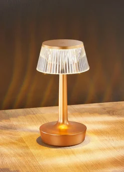 Hot BADER LED-Tischleuchte mit Kristall-Effekt GOLD