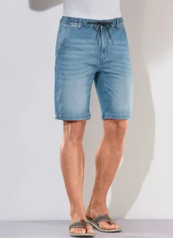Outlet BADER Legere Jeans-Shorts in 3 Farben JEANSBLAU