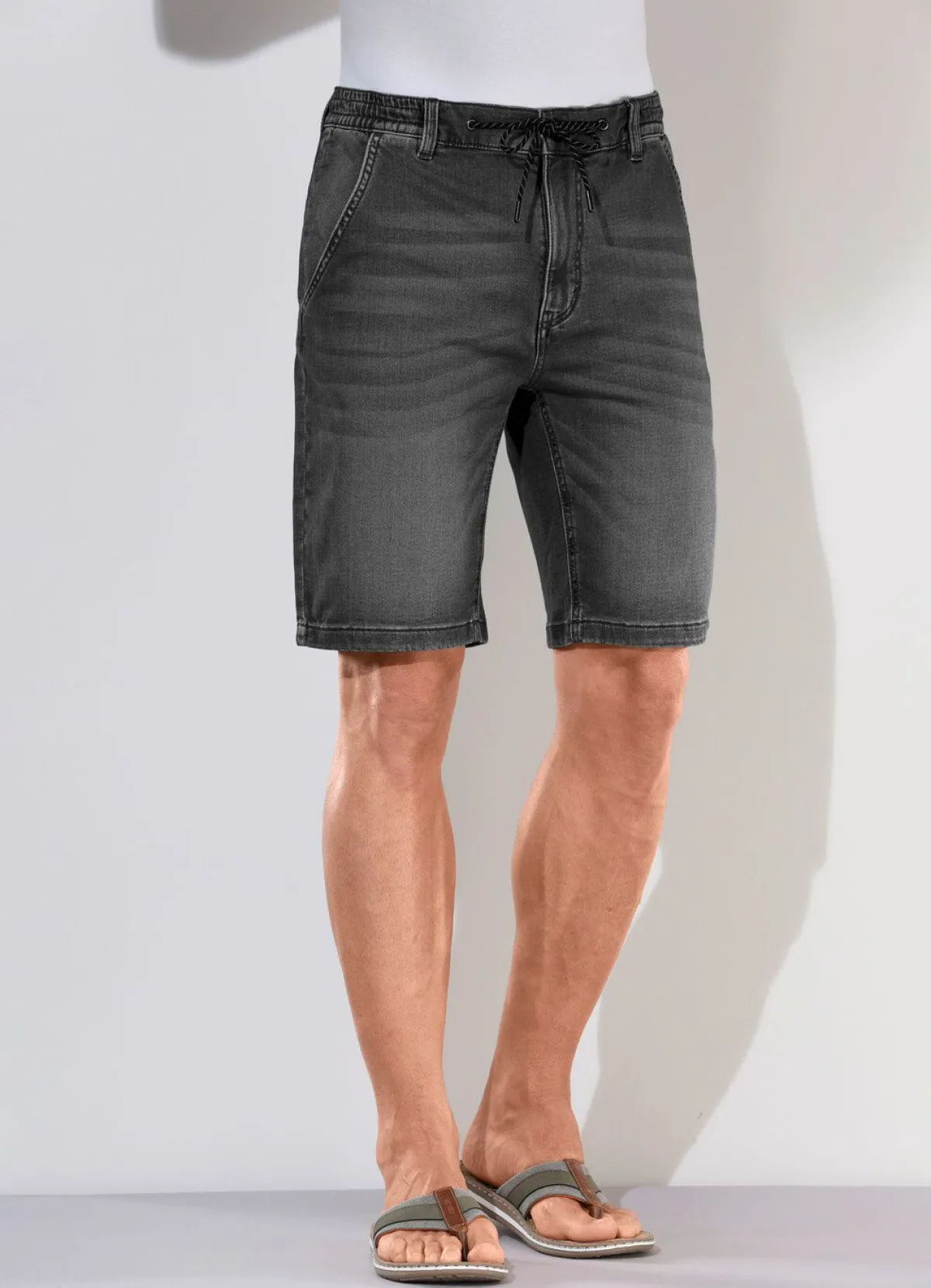 Sale BADER Legere Jeans-Shorts in 3 Farben ANTHRAZIT