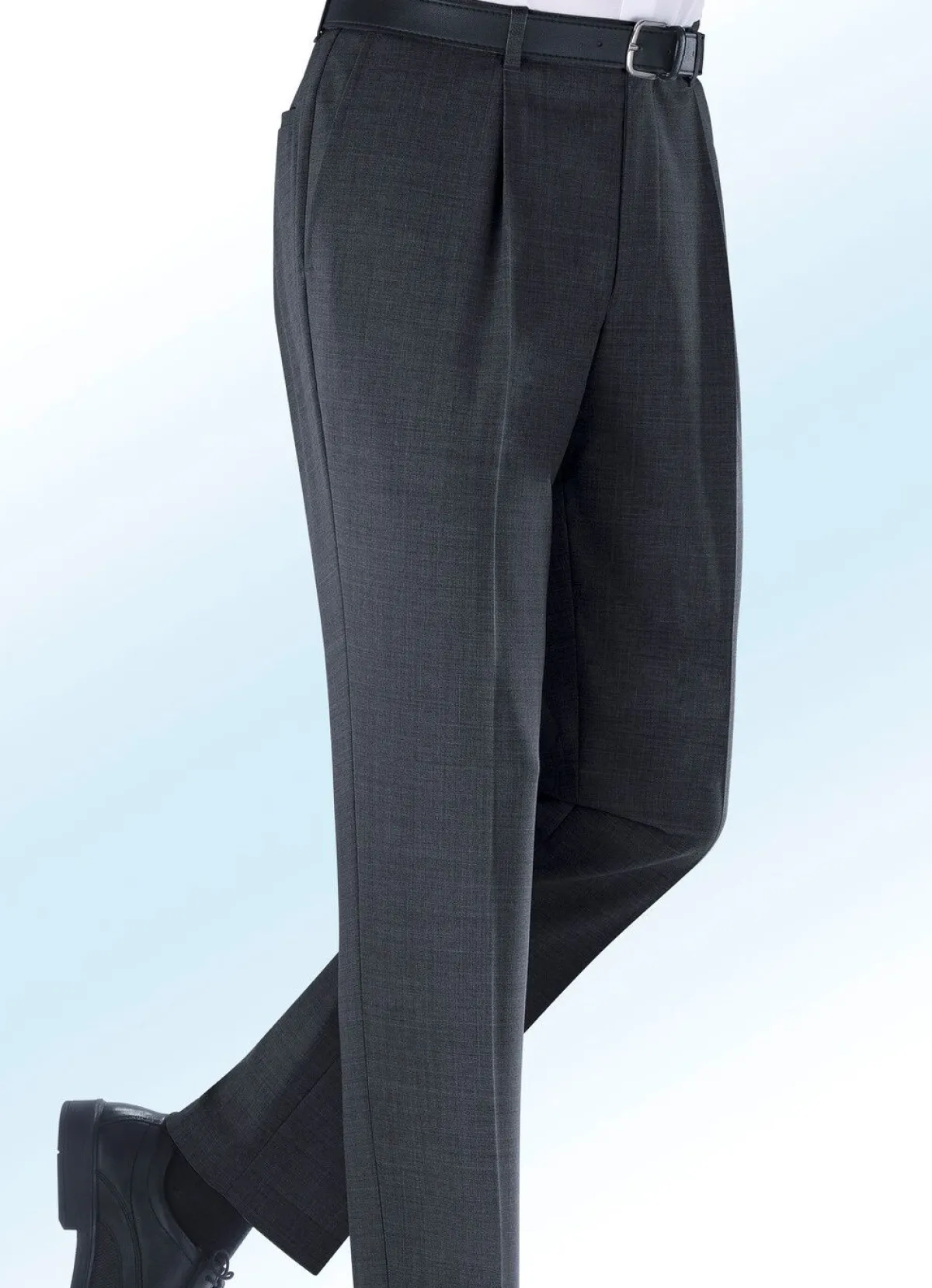 New KLAUS MODELLE MADE IN GERMANY Legere Dehnbundhose in 4 Farben ANTHRAZIT