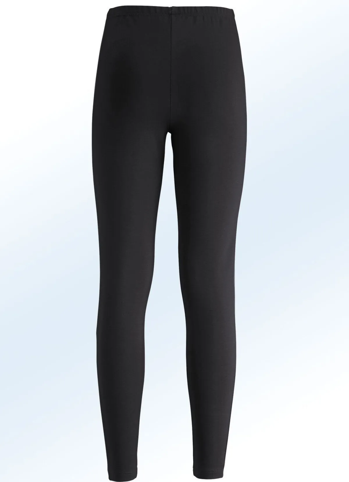 Outlet BADER Leggings im interresanten Materialmix SCHWARZ