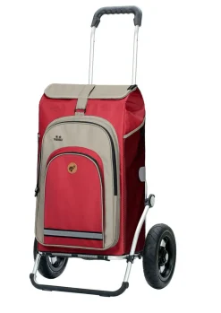 Hot ANDERSEN Leichter und leiser Einkaufsroller Royal Shopper ROT