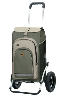 ANDERSEN Leichter und leiser Einkaufsroller Royal Shopper GRAU