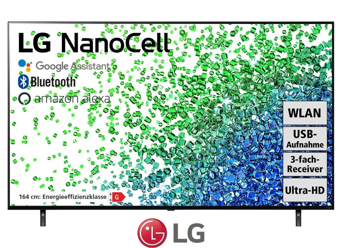 Hot LG ultraflacher 4K-NanoCell-Fernseher SCHWARZ
