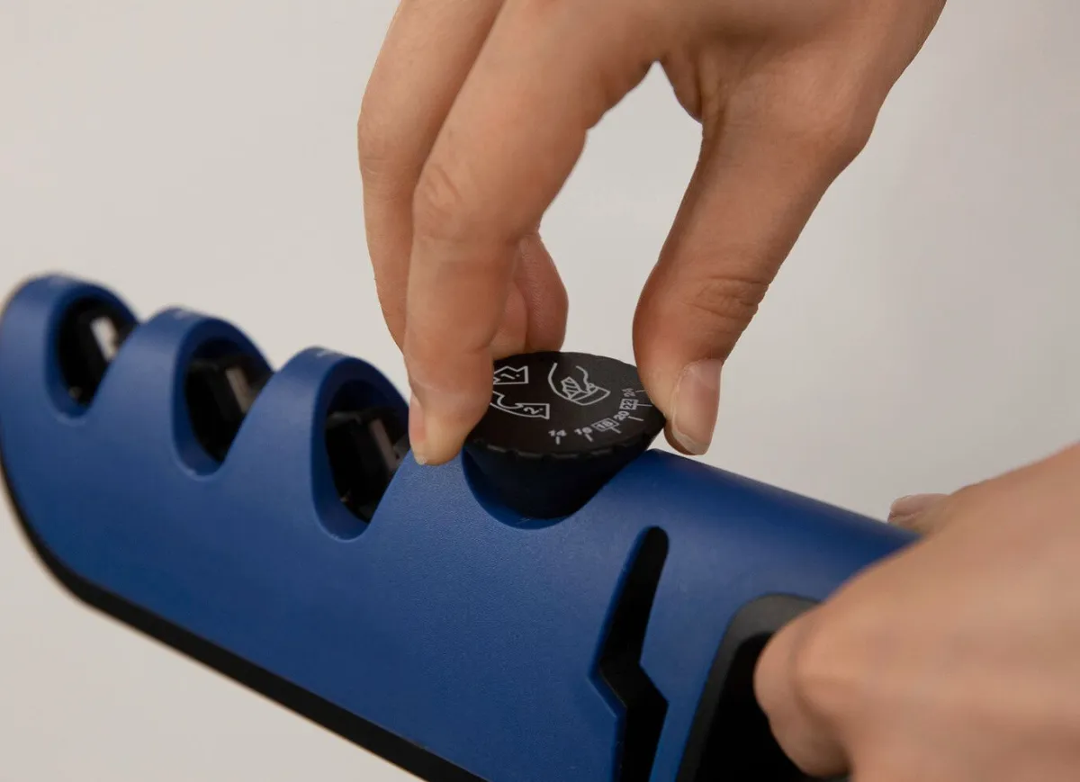 Outlet LIVINGTON Blade Star: Schärfen, schneiden und polieren in Sekunden BLAU