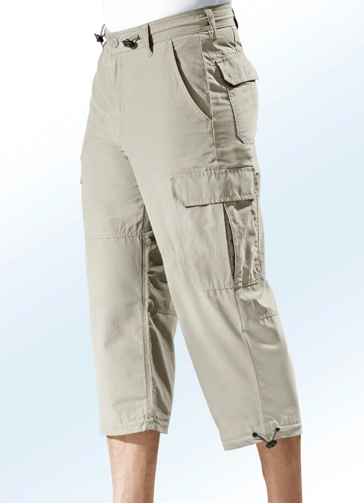 Sale BADER Long-Bermudas aus reiner Baumwolle in 4 Farben KITT