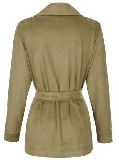 Outlet BADER Longblazer mit Schalkragen OLIV
