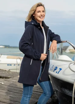 Discount BADER Longjacke aus Softshell NACHTBLAU