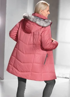 Discount BADER Longjacke mit abnehmbarem Kunstpelz-Besatz HUMMER