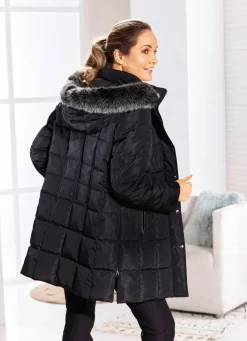 BADER Longjacke mit ansprechendem Dessin SCHWARZ