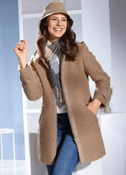 Sale BADER Longjacke mit fester Kapuze CAMEL