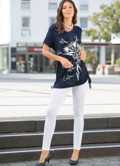 BADER Longshirt in Batik-Optik in 2 Farben MARINE BATIK