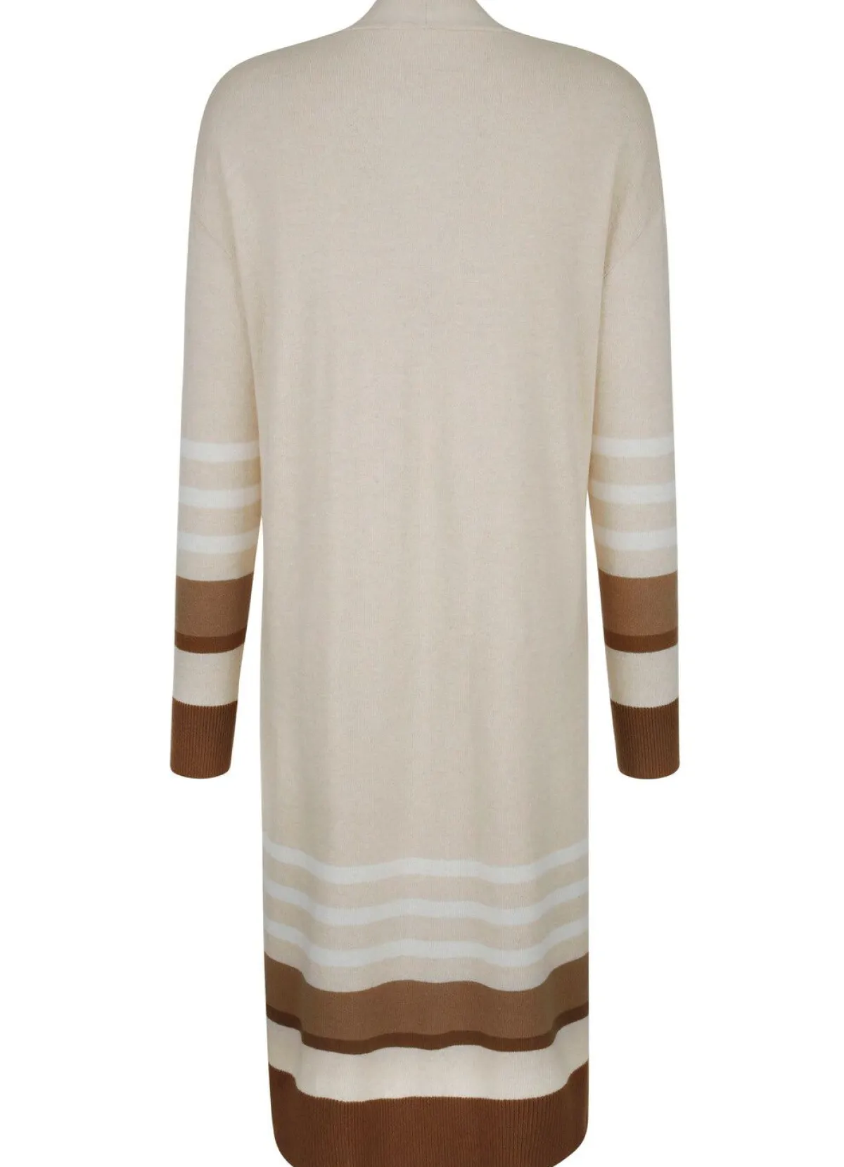 Clearance BADER Long-Strickjacke mit Kaschmir SAND-BRAUN