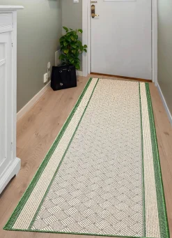 Outlet BADER Läufer in hochwertiger Sisal-Optik nach Wunschmaß GRÜN