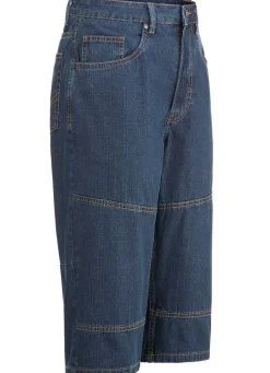 Discount BADER Luftige Long-Bermudas in 2 Farben DUNKELJEANS