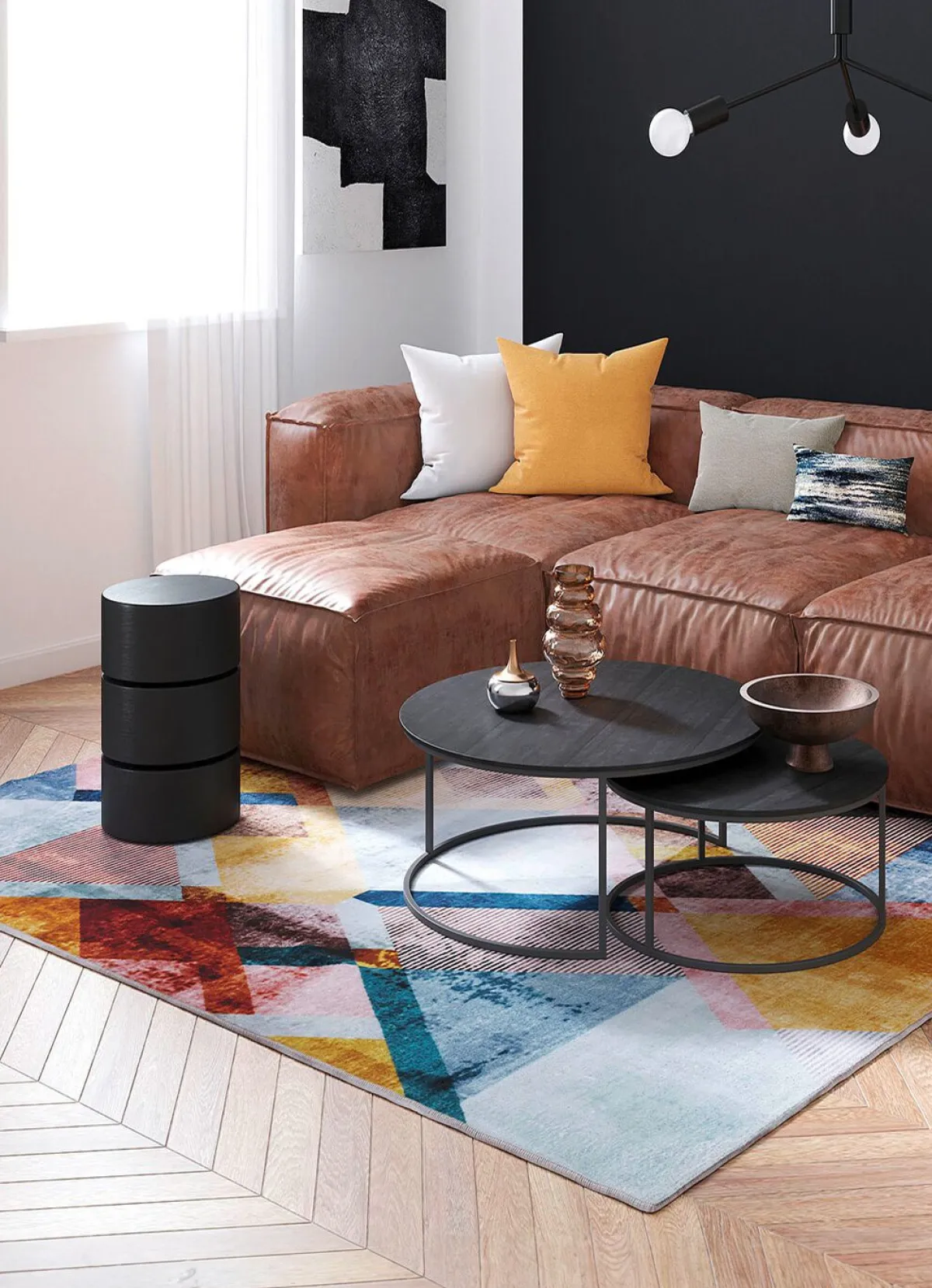 Online BADER Luxuriöser Teppich aus der Gino Falcone Kollektion MULTICOLOR