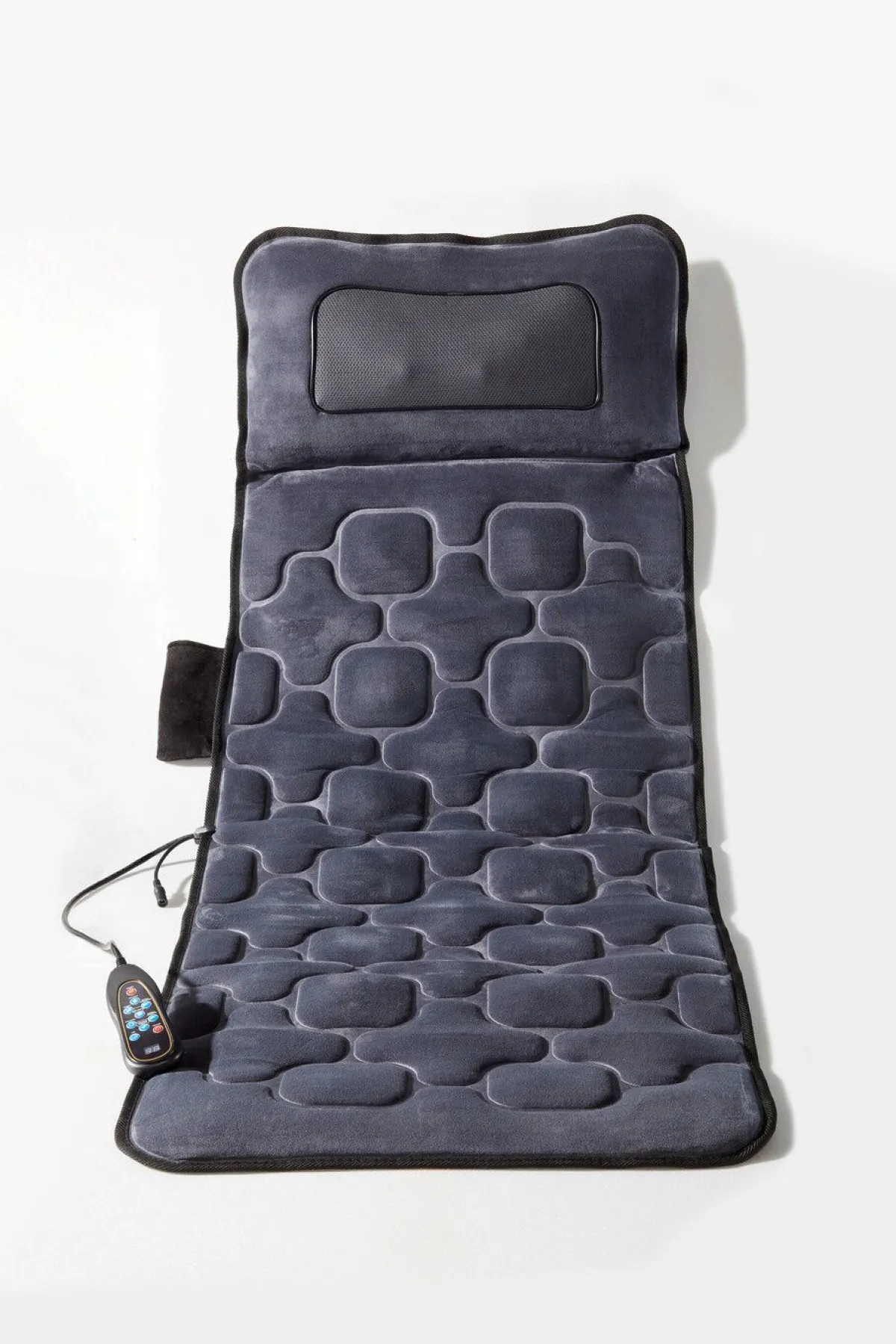 Online BADER Luxus-Shiatsu Massagematte SCHWARZ-GRAU