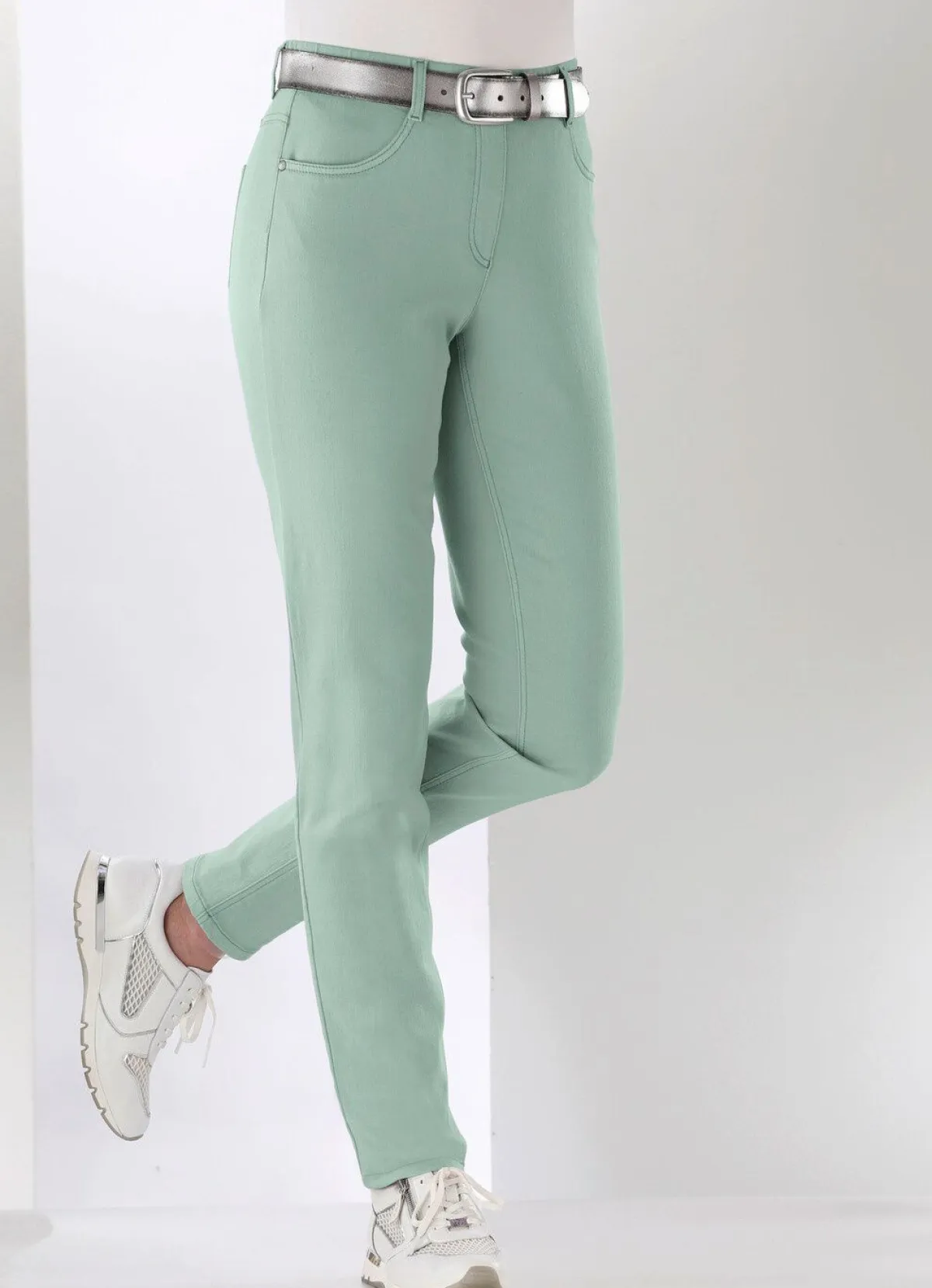 Sale ASCARI Magic-Jeans mit hohem Stretchanteil SALBEI