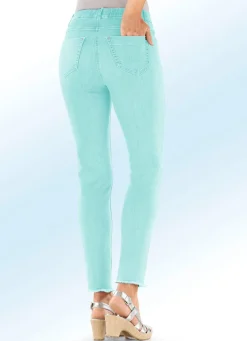 Sale ASCARI Magic-Jeans mit angesagtem Fransensaum MINT