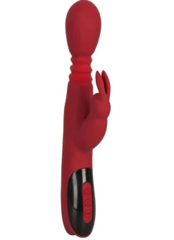 Outlet BADER Massagegerät Rabbitvibrator mit Wärmefunktion ROT-SCHWARZ