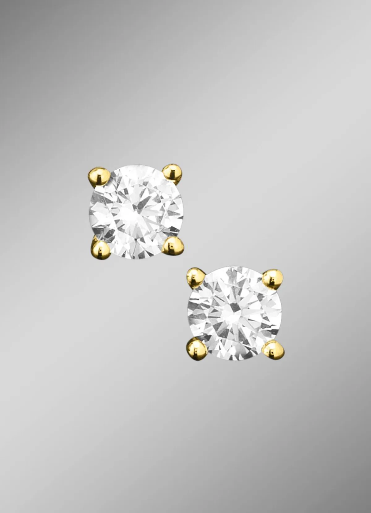 New BADER Massive Ohrstecker mit Brillant