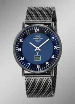 Clearance MASTER TIME Funk-Herrenuhr mit Edelstahlband